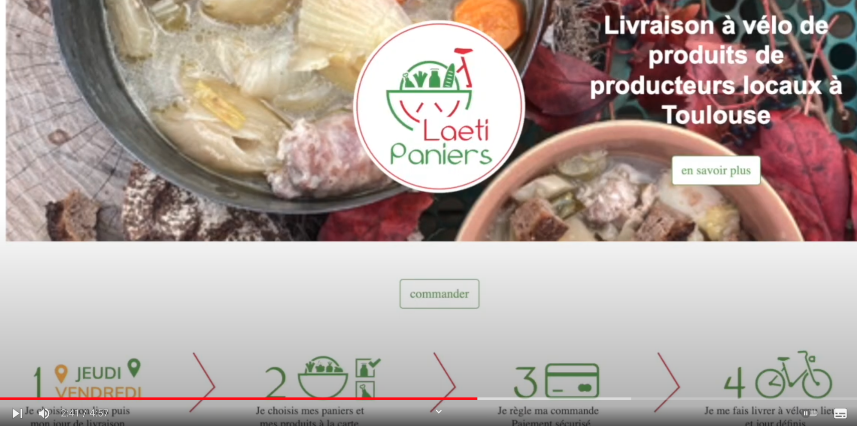 Laeti Paniers : des produits frais et de saison, livrés à vélo !