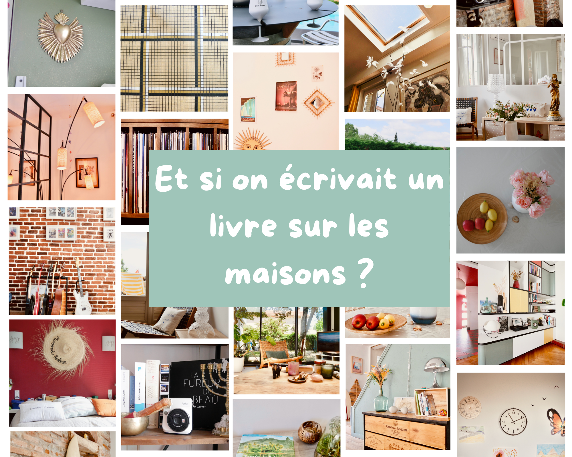 Et si on écrivait un livre illustré sur les maisons ?